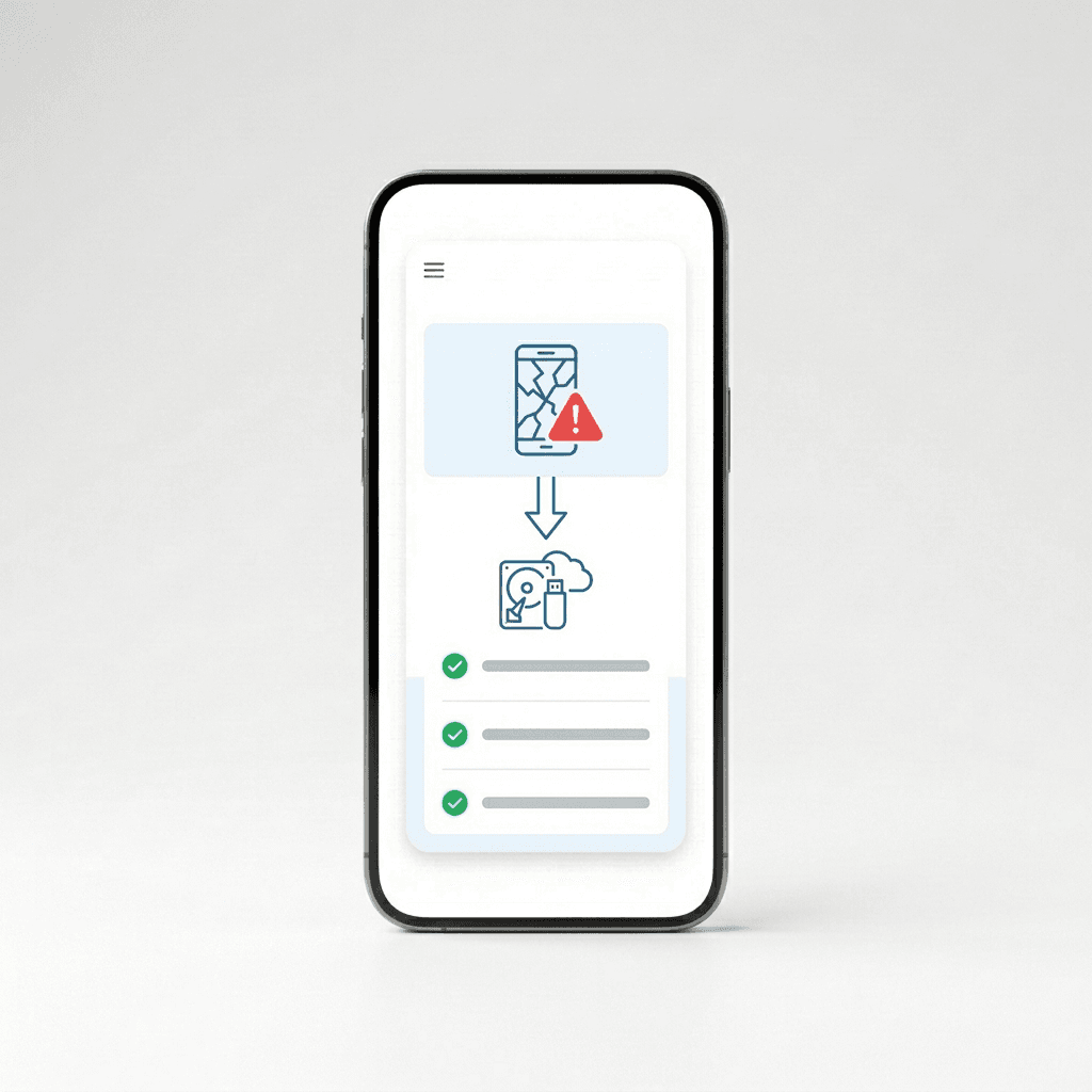 Datenrettung bei defektem Handy-Bildschirm