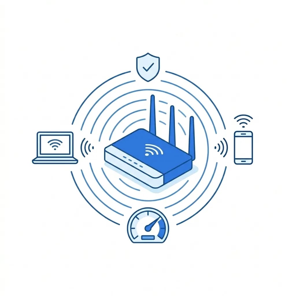 Neuen Internet-Router einrichten